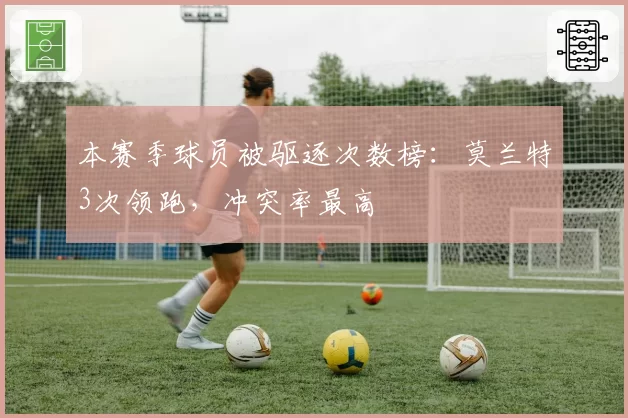 本赛季球员被驱逐次数榜：莫兰特3次领跑，冲突率最高