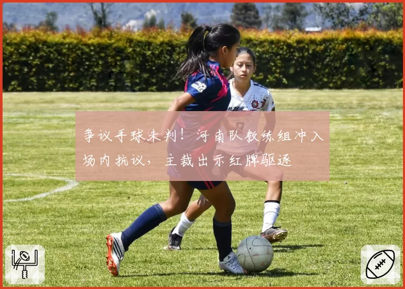 争议手球未判!河南队教练组冲入场内抗议,主裁出示红牌驱逐